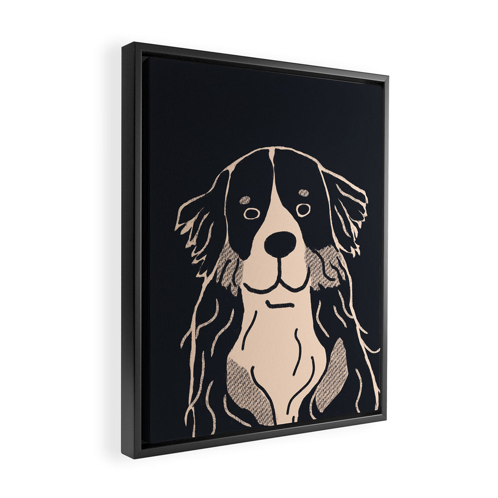 Mountain dog Framed Canvas Print Gallery Image 2