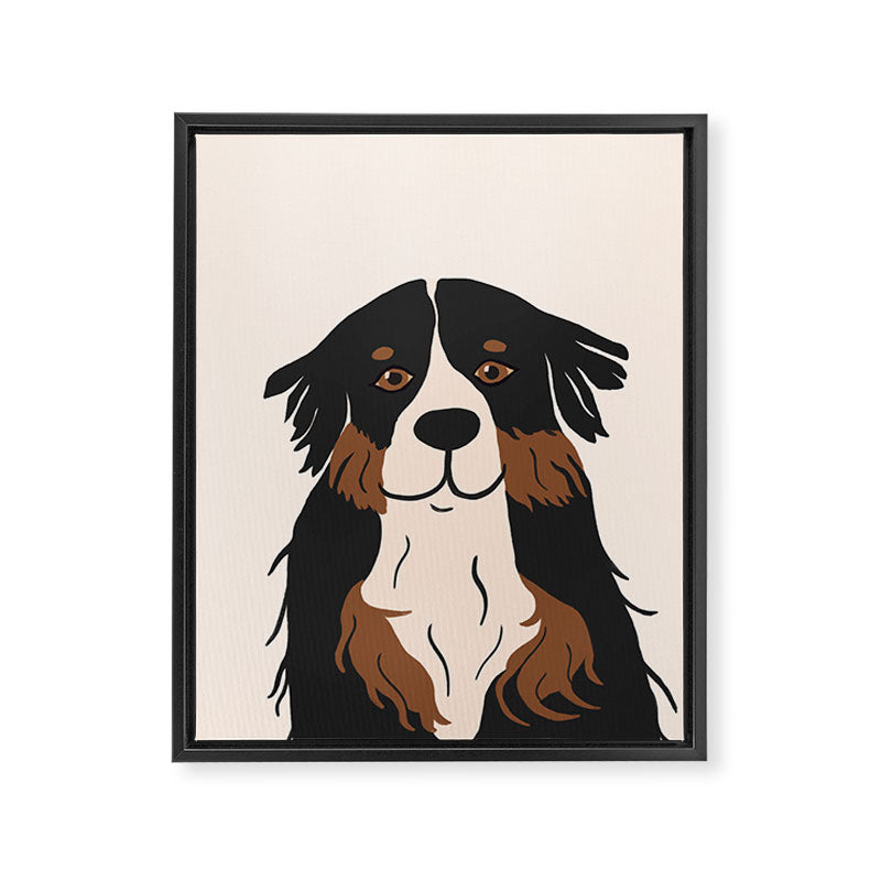 Oh my Bernese mountain dog Framed Canvas Print Gallery Image 8