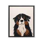 Oh my Bernese mountain dog Framed Canvas Print Gallery Image 8
