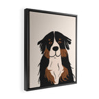 Oh my Bernese mountain dog Framed Canvas Print Gallery Image 2