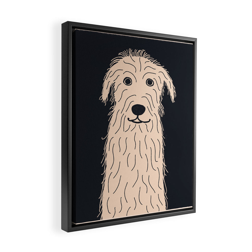 Oh Wolfhound Framed Canvas Print Gallery Image 2
