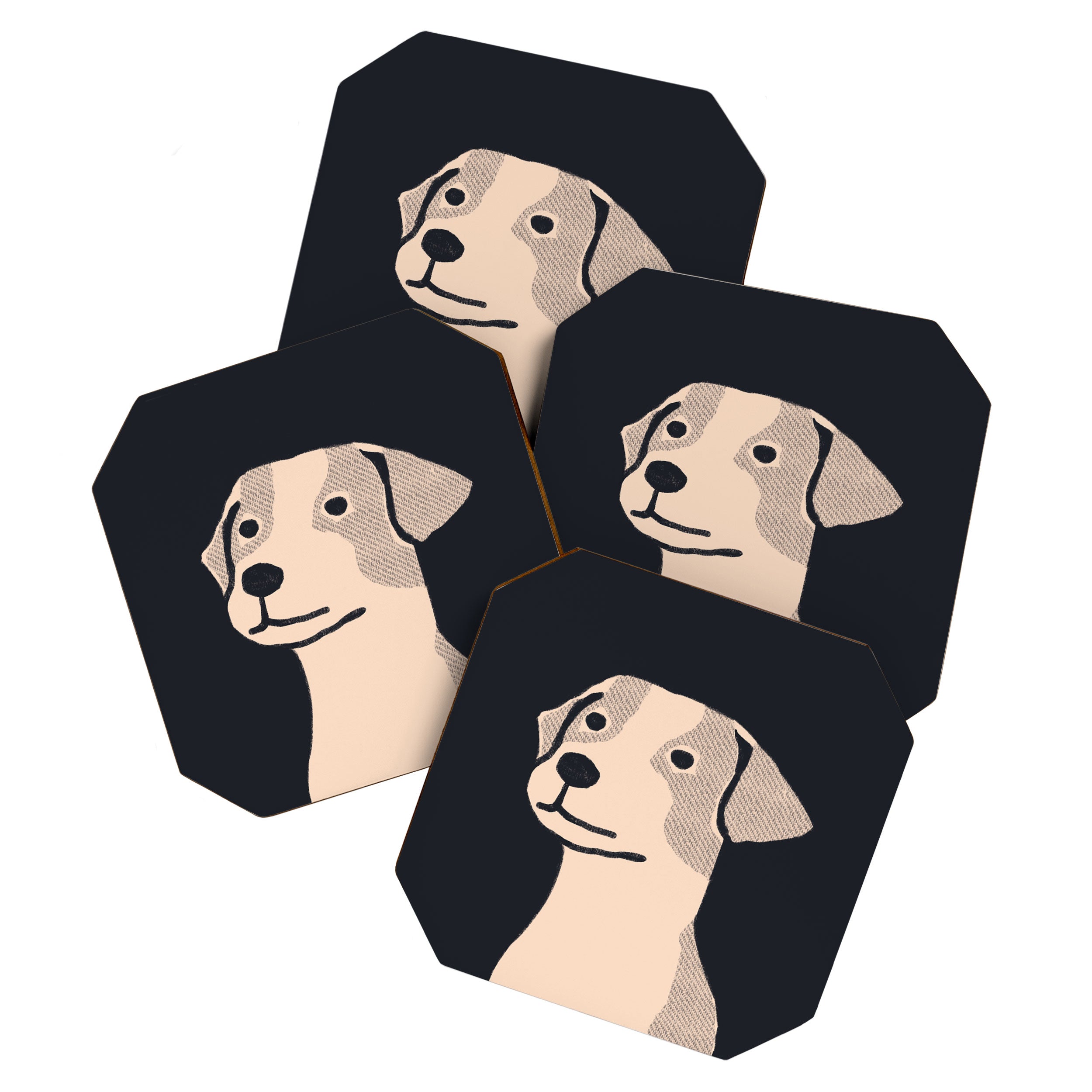 One little Jack Russell dog Coaster Gallery Image 1