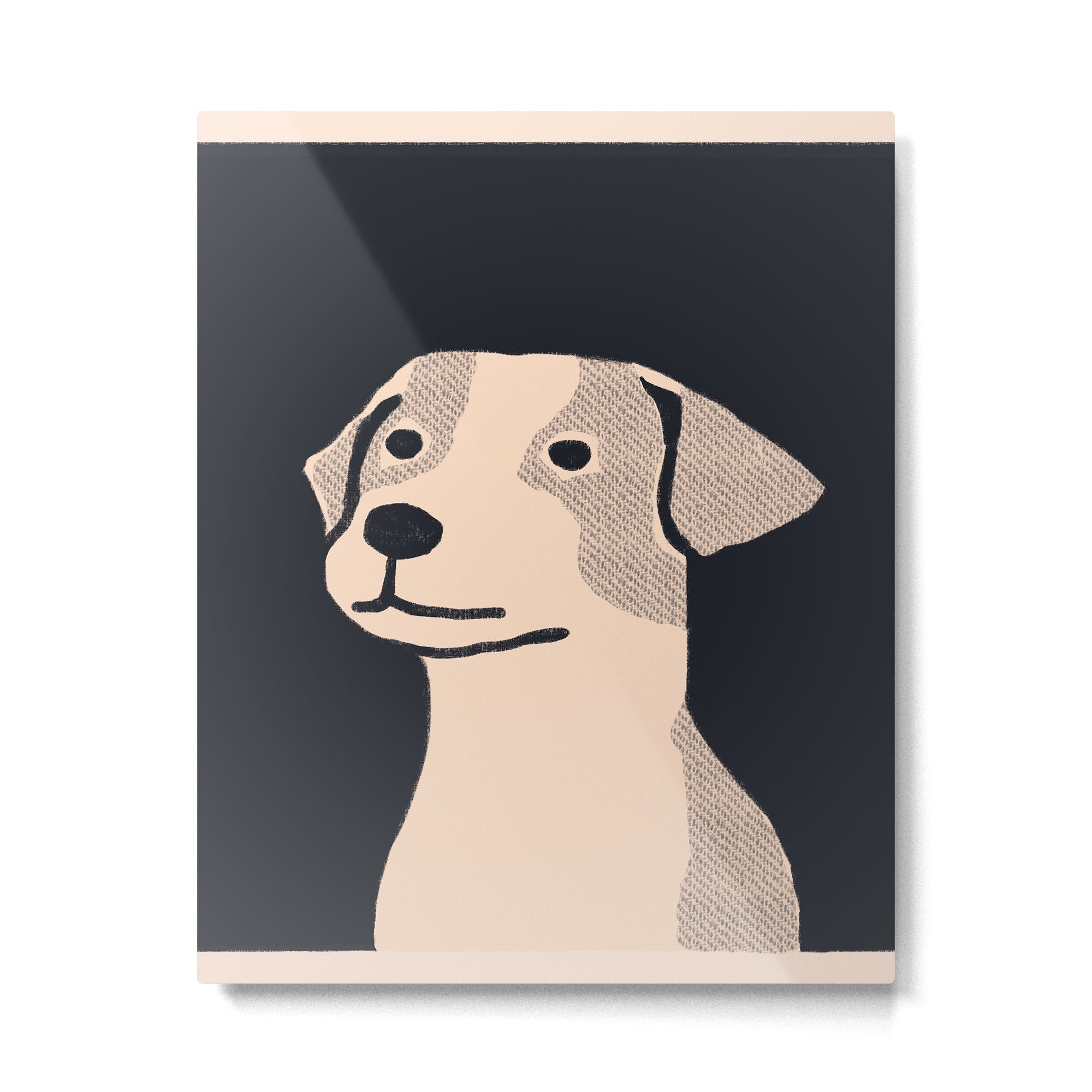 One little Jack Russell dog Metal Print Gallery Image 6