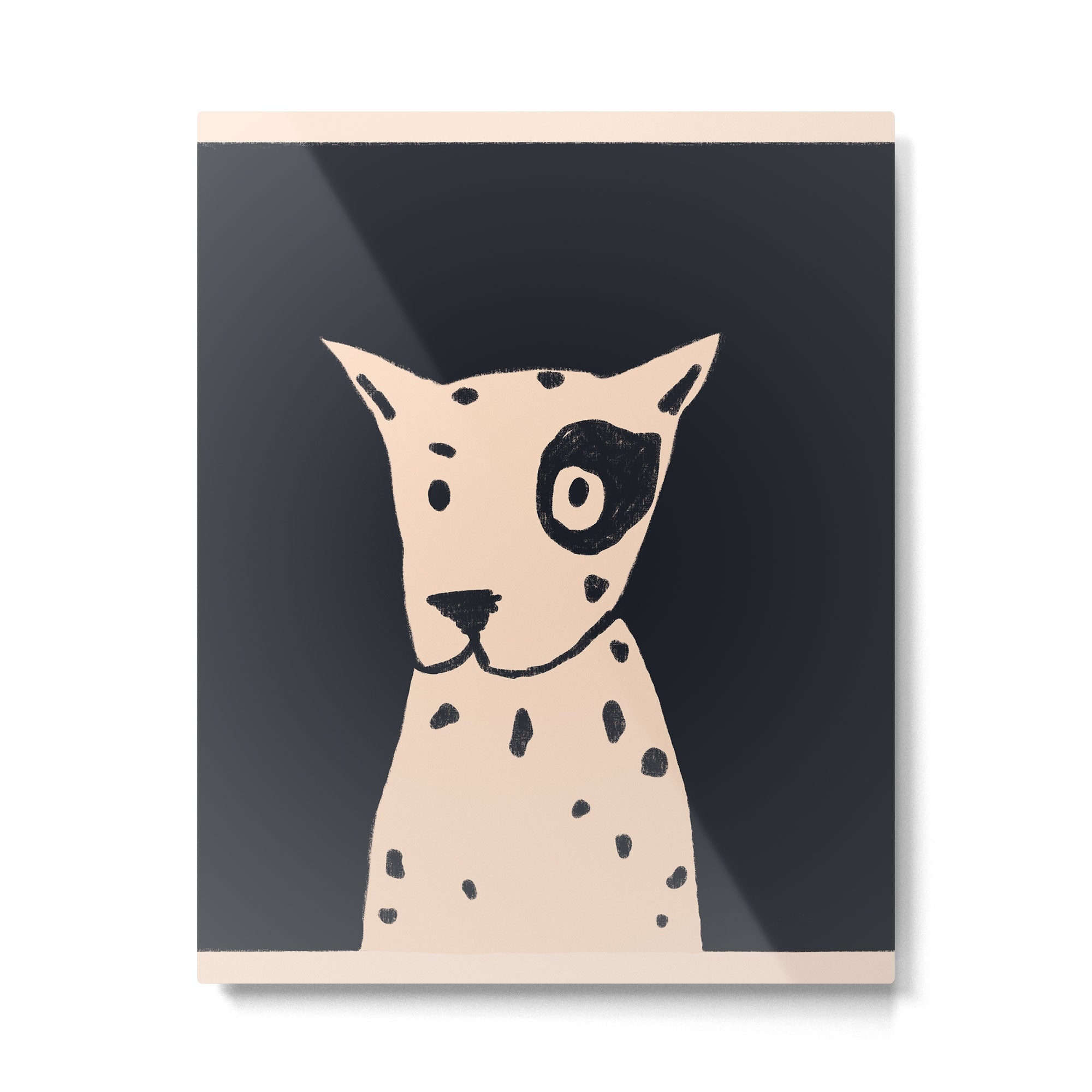 One spotty dog Metal Print Gallery Image 6