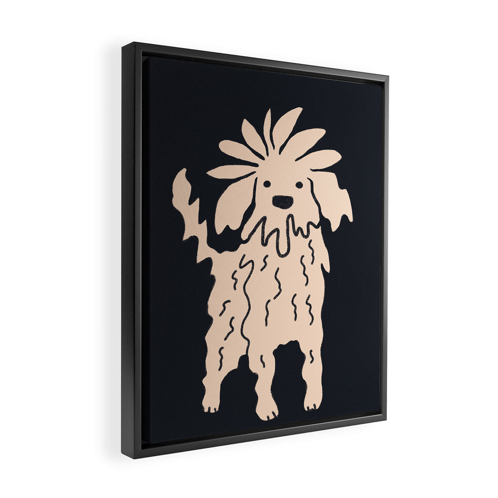 Oodle dog Framed Canvas Print Gallery Image 2