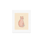 Orange cat Art Print Gallery Image 1