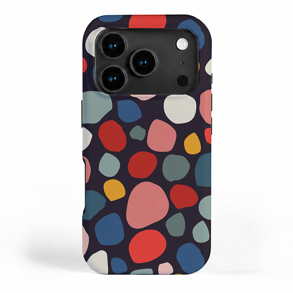 Pebbles abstract pattern iPhone Case Gallery Image 1