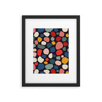 Pebbles abstract pattern Framed Art Print Gallery Image 6