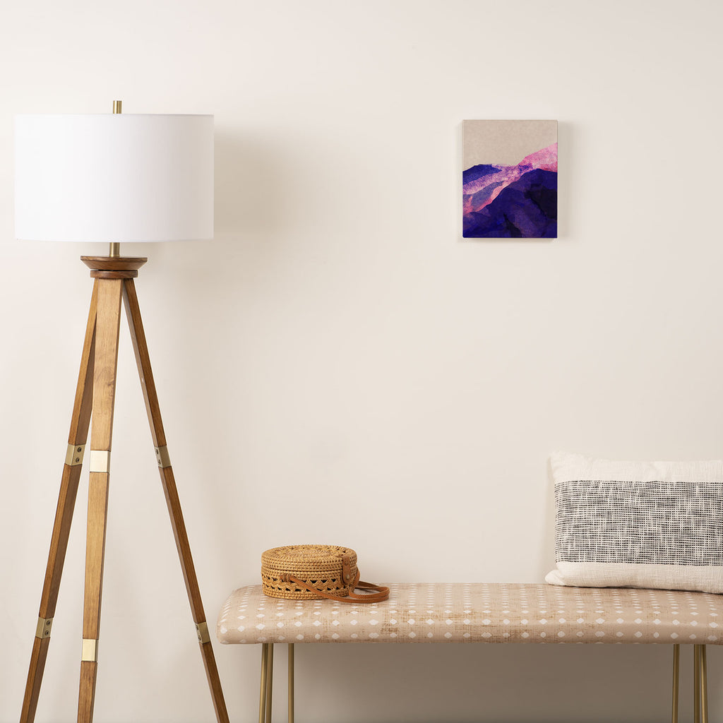 Pink hills abstract  Canvas Print Gallery Image 2