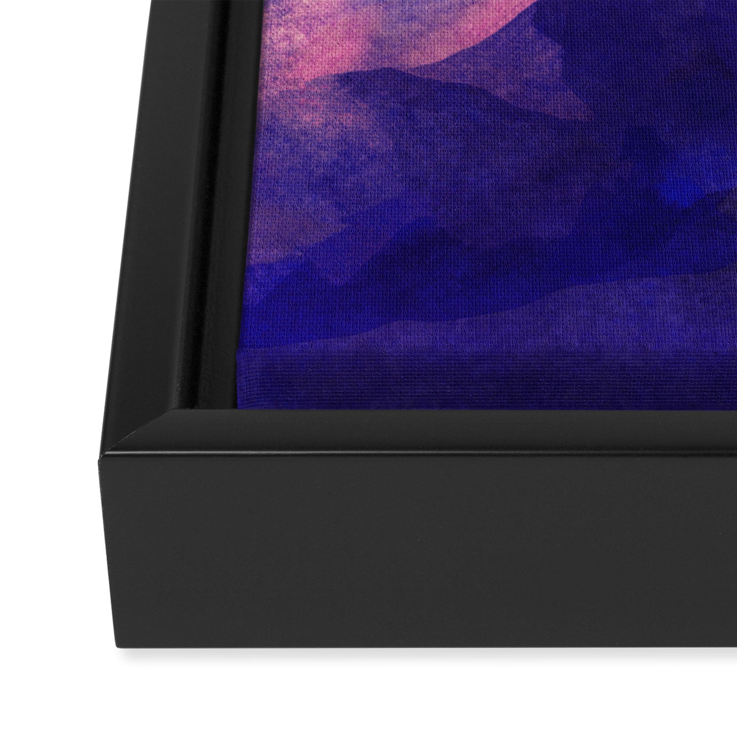 Pink hills abstract  Framed Canvas Print Gallery Image 3