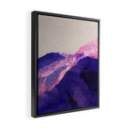 Pink hills abstract  Framed Canvas Print Gallery Image 2