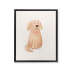 Primrose the golden retriever dog Framed Canvas Print Gallery Image 8