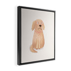 Primrose the golden retriever dog Framed Canvas Print Gallery Image 2