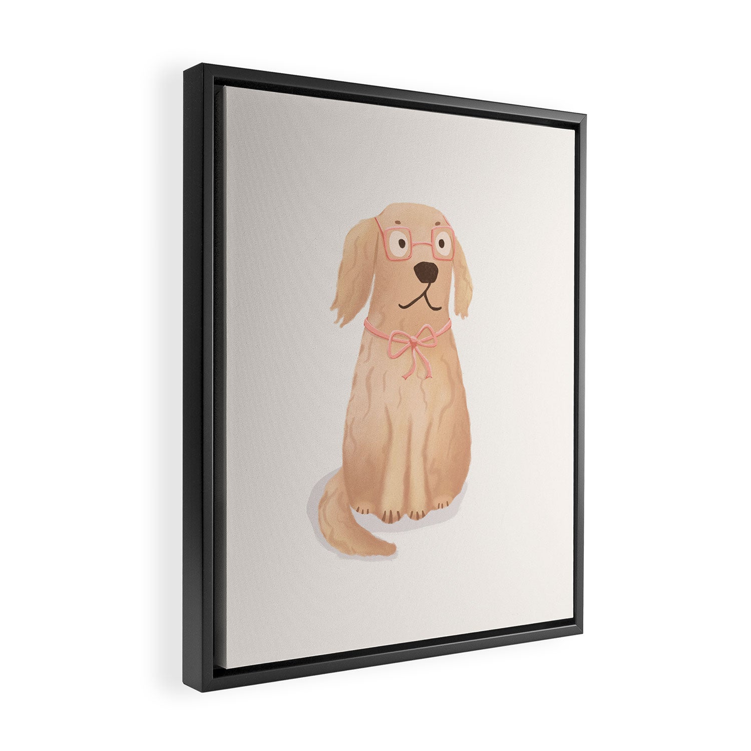 Primrose the golden retriever dog Framed Canvas Print Gallery Image 2