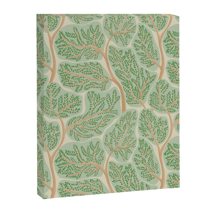 Puzzle trees winding pattern Canvas Print Gallery Image 1