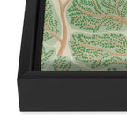 Puzzle trees winding pattern Framed Canvas Print Gallery Image 3