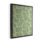 Puzzle trees winding pattern Framed Canvas Print Gallery Image 2
