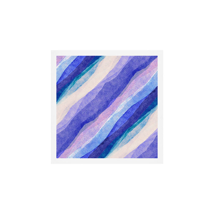 Ripples abstract diagonal stripe Art Print Gallery Image 1