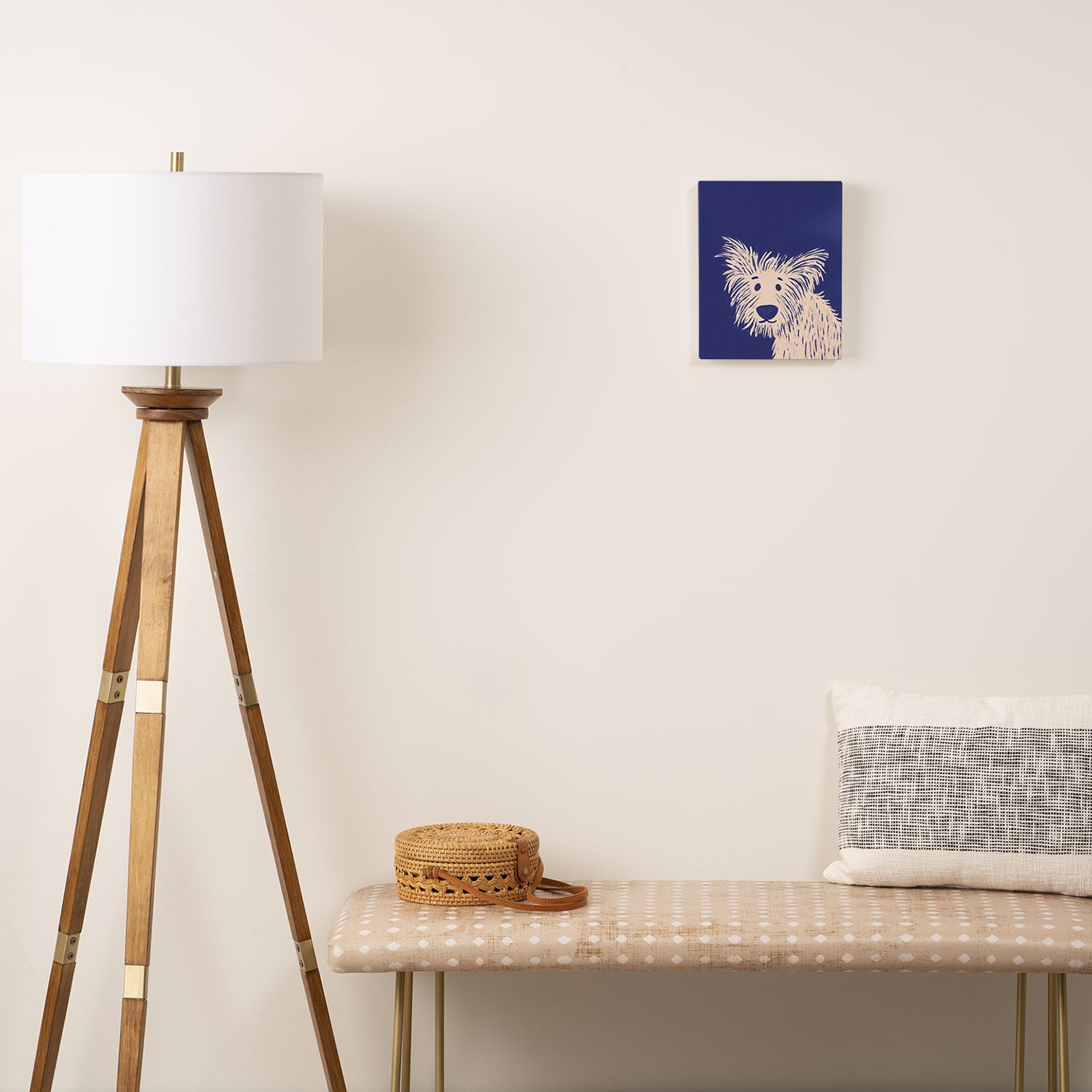 Ruff the dog Canvas Print Gallery Image 2