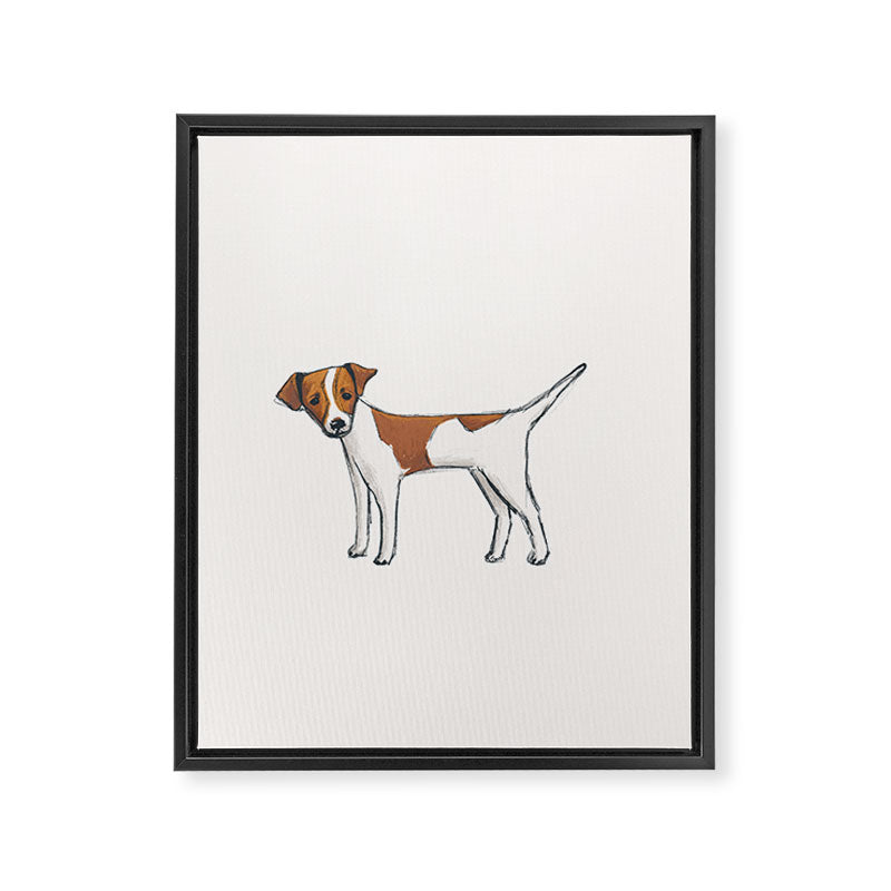 Russ the dog Framed Canvas Print Gallery Image 8