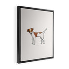Russ the dog Framed Canvas Print Gallery Image 2