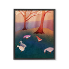 Searching for the golden goose Framed Canvas Print Gallery Image 8