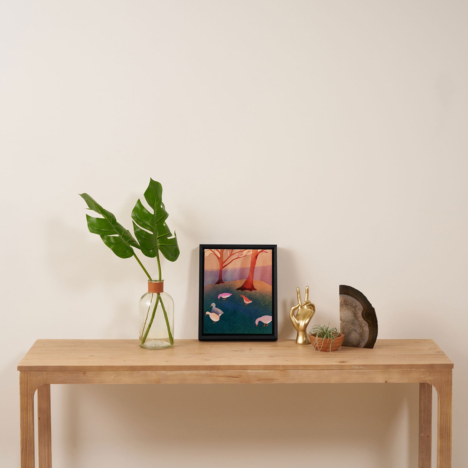 Searching for the golden goose Framed Canvas Print Gallery Image 4