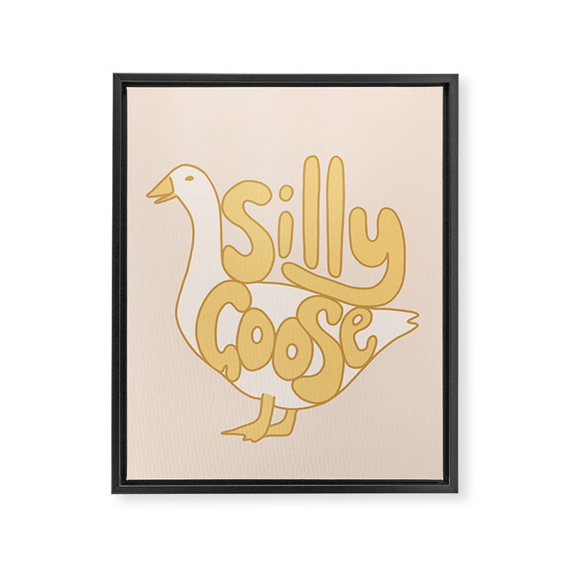 Simply a silly goose Framed Canvas Print Gallery Image 6