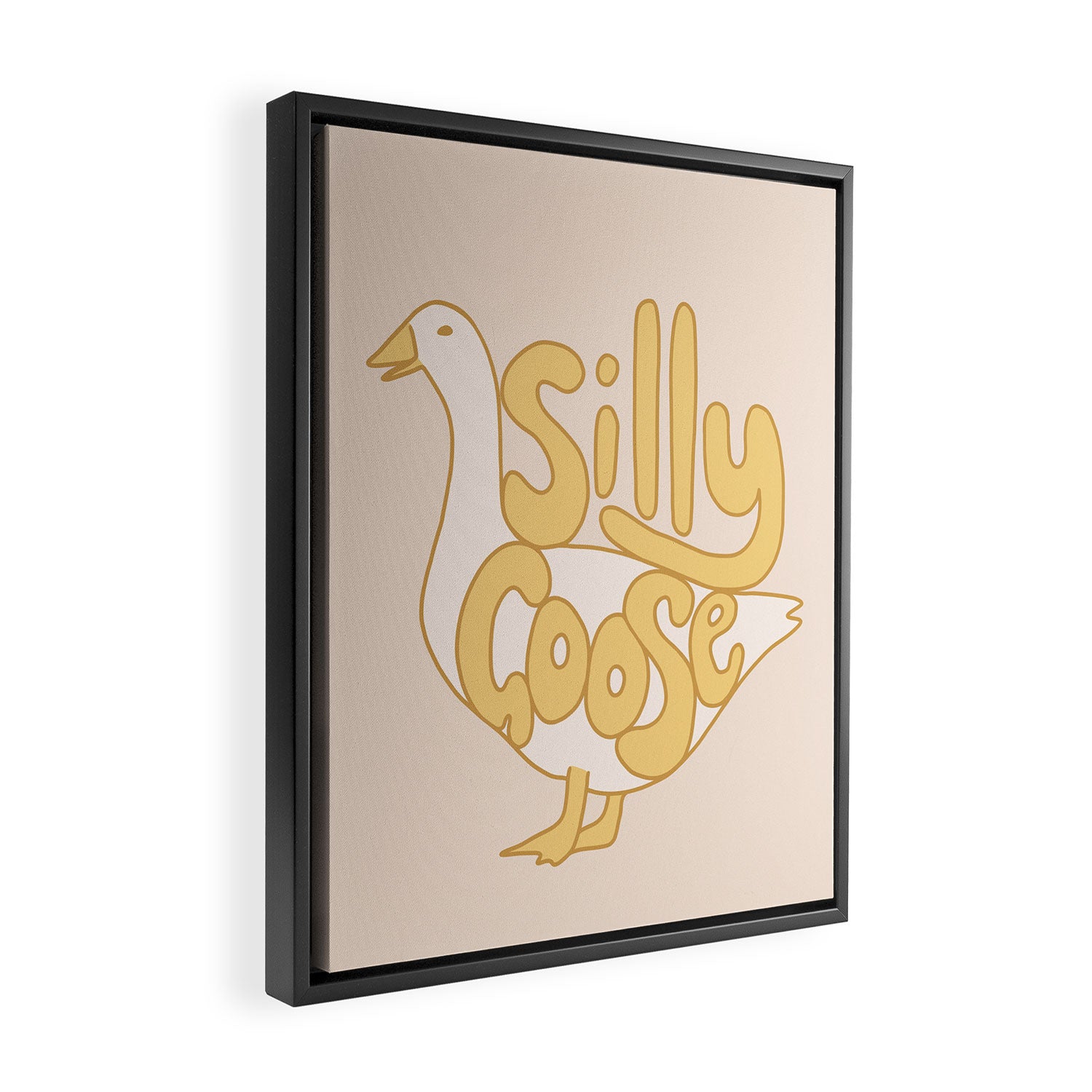 Simply a silly goose Framed Canvas Print Gallery Image 2