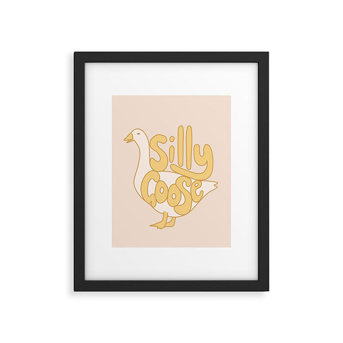 Simply a silly goose Framed Art Print Gallery Image 1