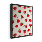 Strawberry pattern Framed Canvas Print Gallery Image 2
