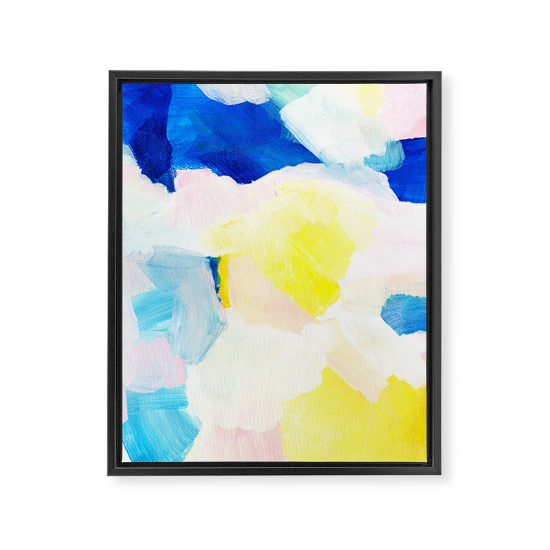 Summer brights abstract 2 Framed Canvas Print Gallery Image 8