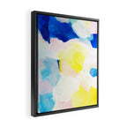 Summer brights abstract 2 Framed Canvas Print Gallery Image 2