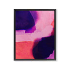 Sunrise at water's edge abstract Framed Canvas Print Gallery Image 8