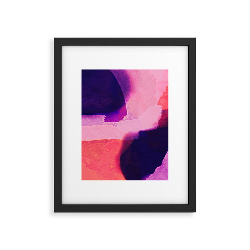 Sunrise at water's edge abstract Framed Art Print Gallery Image 6