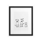 Three dogs Framed Art Print Gallery Image 6