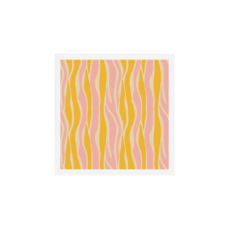 Wavy summer stripe Art Print Gallery Image 1