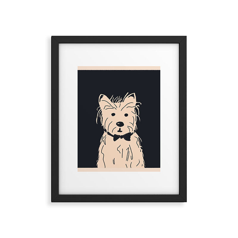 Westie dog Framed Art Print Gallery Image 6