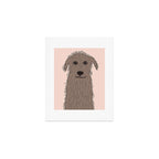 Wolfhound dog drawing Art Print Gallery Image 1