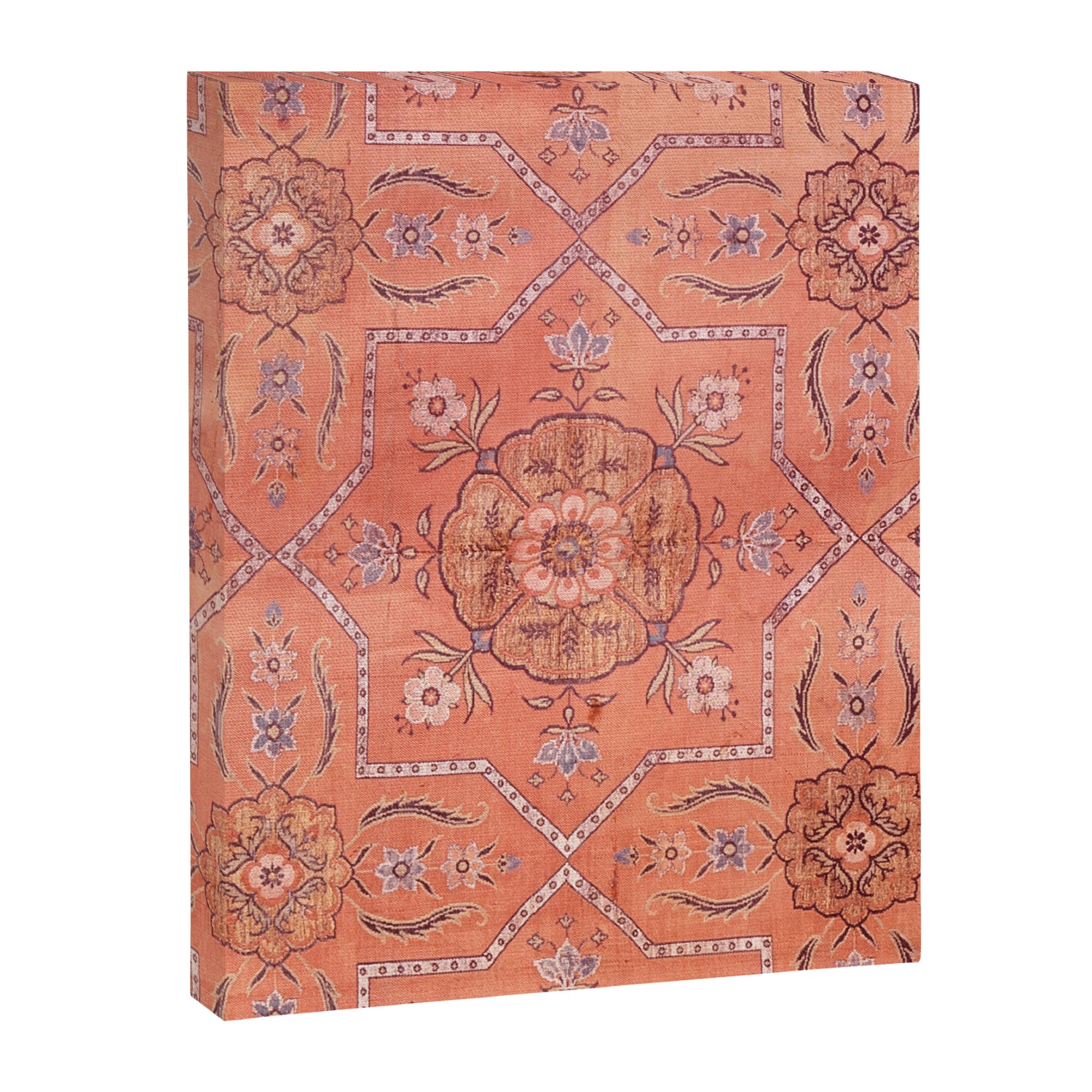 Vintage Distressed Pink Iranian Silk Canvas Print Gallery Image 3
