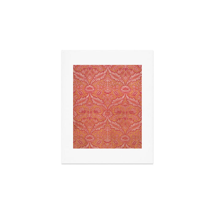 Vintage Pink Floral Art Print Gallery Image 1