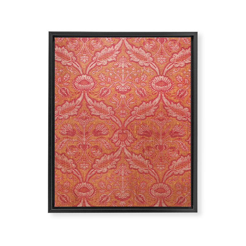 Vintage Pink Floral Framed Canvas Print Gallery Image 8