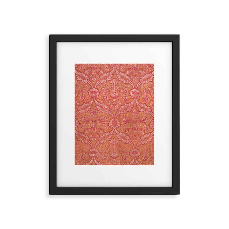 Vintage Pink Floral Framed Art Print Gallery Image 6