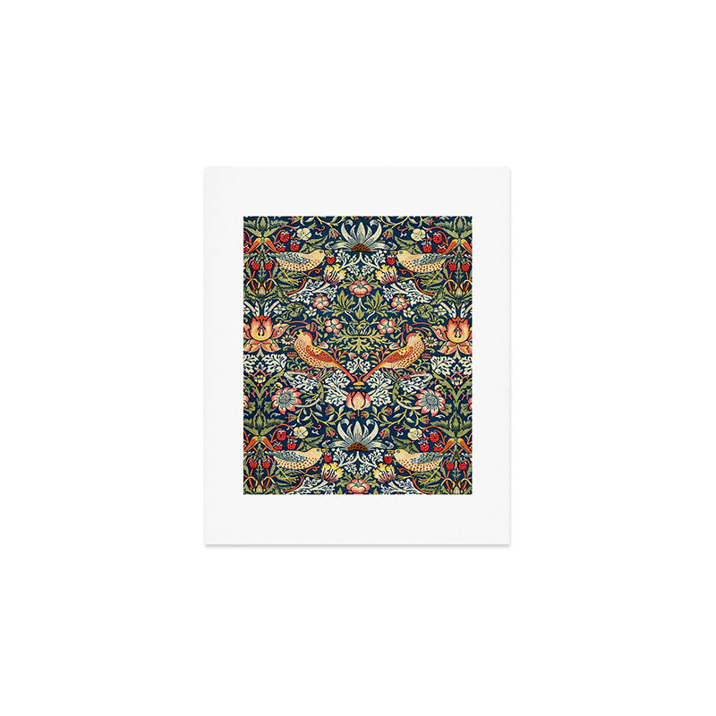 Vintage William Morris Strawberry Thief  Art Print Gallery Image 1