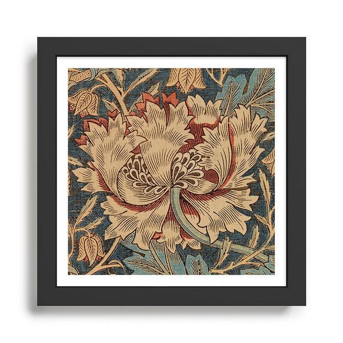 William Morris Honeysuckle Floral Framed Art Print Gallery Image 1