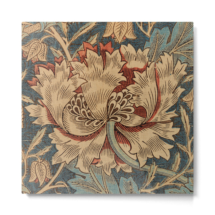 William Morris Honeysuckle Floral Metal Print Gallery Image 1