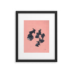 Black bunnies born from Manga ink Framed Art Print Gallery Image 5