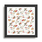 Bunnies and gifts Framed Art Print Gallery Image 1