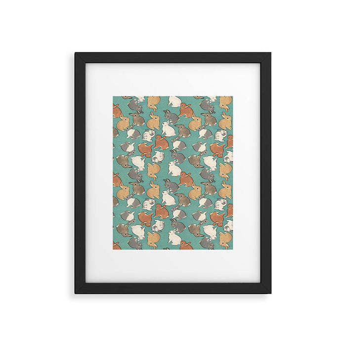 Bunnies Framed Art Print Gallery Image 1