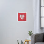 Bunny heart Art Print Gallery Image 3